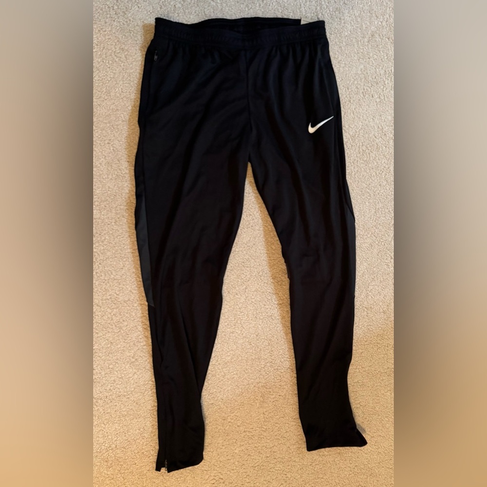Nike Black Joggers with White Logo